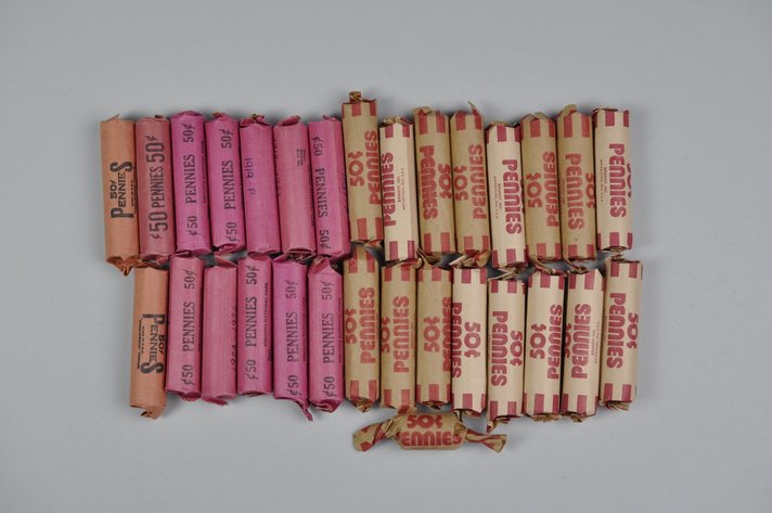Collection of Lincoln Wheat Cents in Rolls