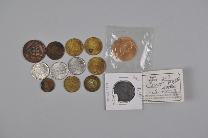 Assorted Tokens and Medals Collection