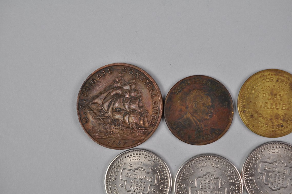Assorted Tokens and Medals Collection, photo 2 of 16