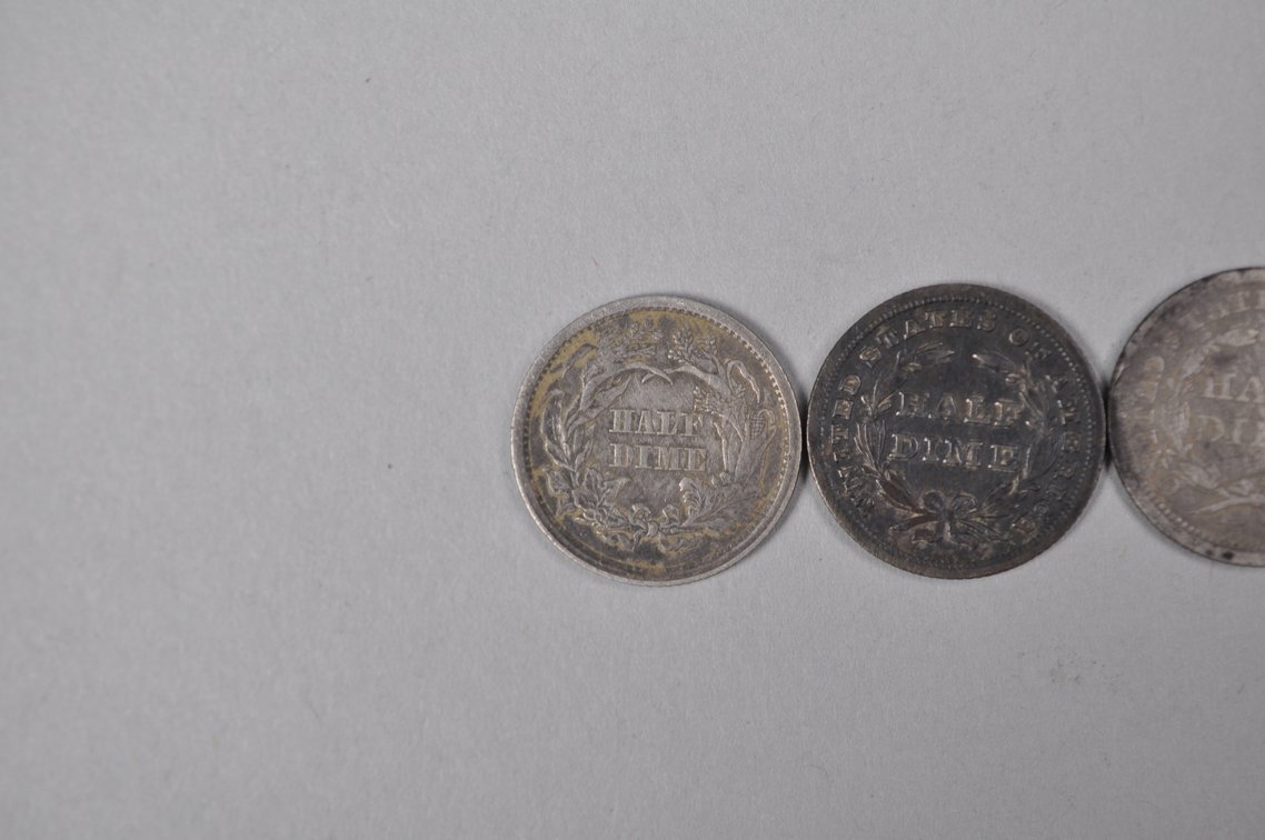 1838 and 1857 and 1861 Liberty Seated Half Dimes, photo 6 of 8