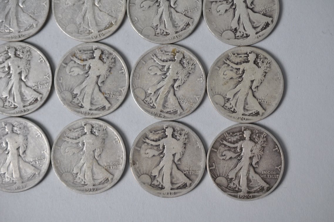 1917-1918, 1920, 1933-1936 US Silver Half Dollars, photo 5 of 10