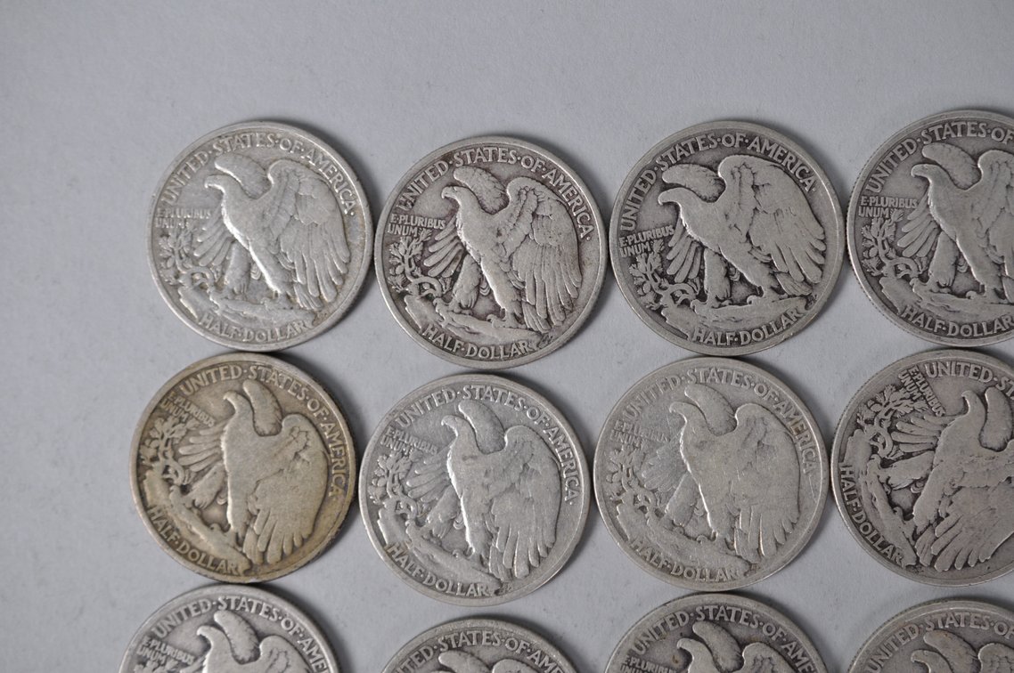 1917-1918, 1920, 1933-1936 US Silver Half Dollars, photo 7 of 10