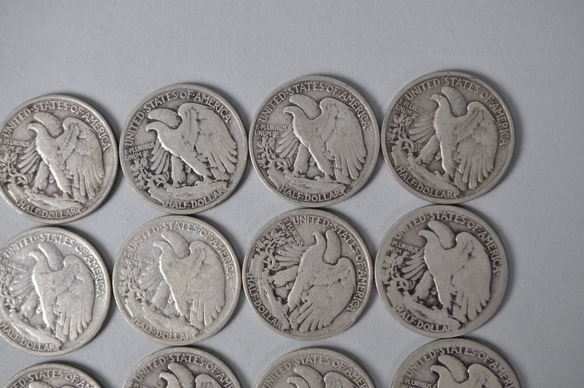 1917-1918, 1920, 1933-1936 US Silver Half Dollars, photo 8 of 10
