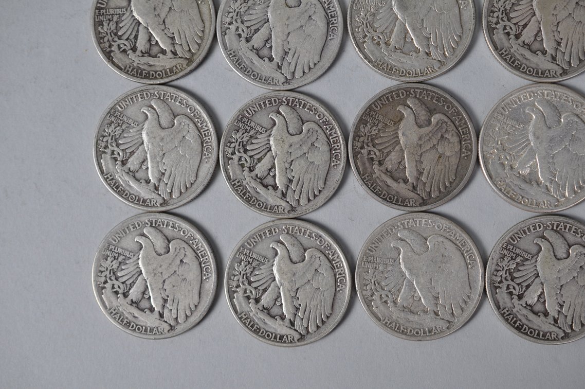 1942 US Silver Half Dollars, photo 9 of 10