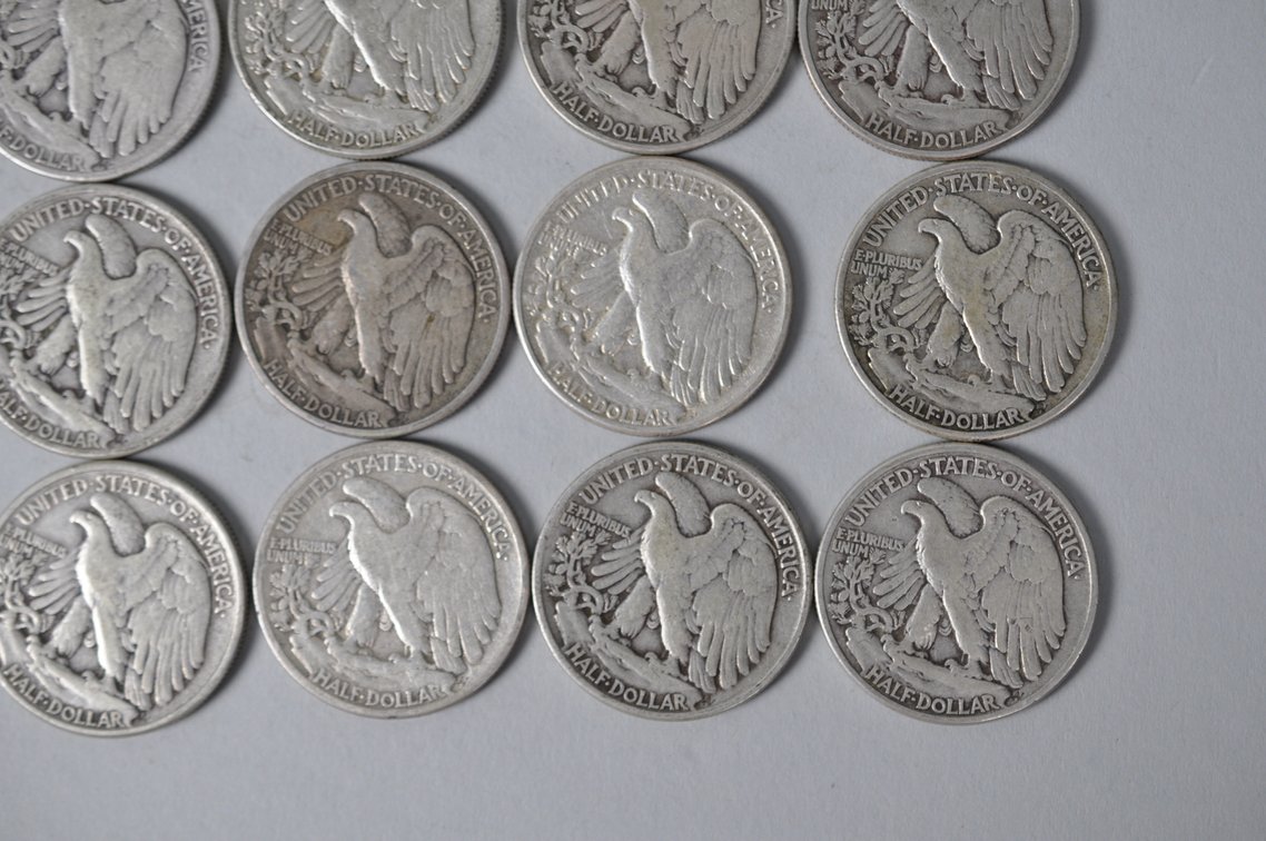 1942 US Silver Half Dollars, photo 10 of 10