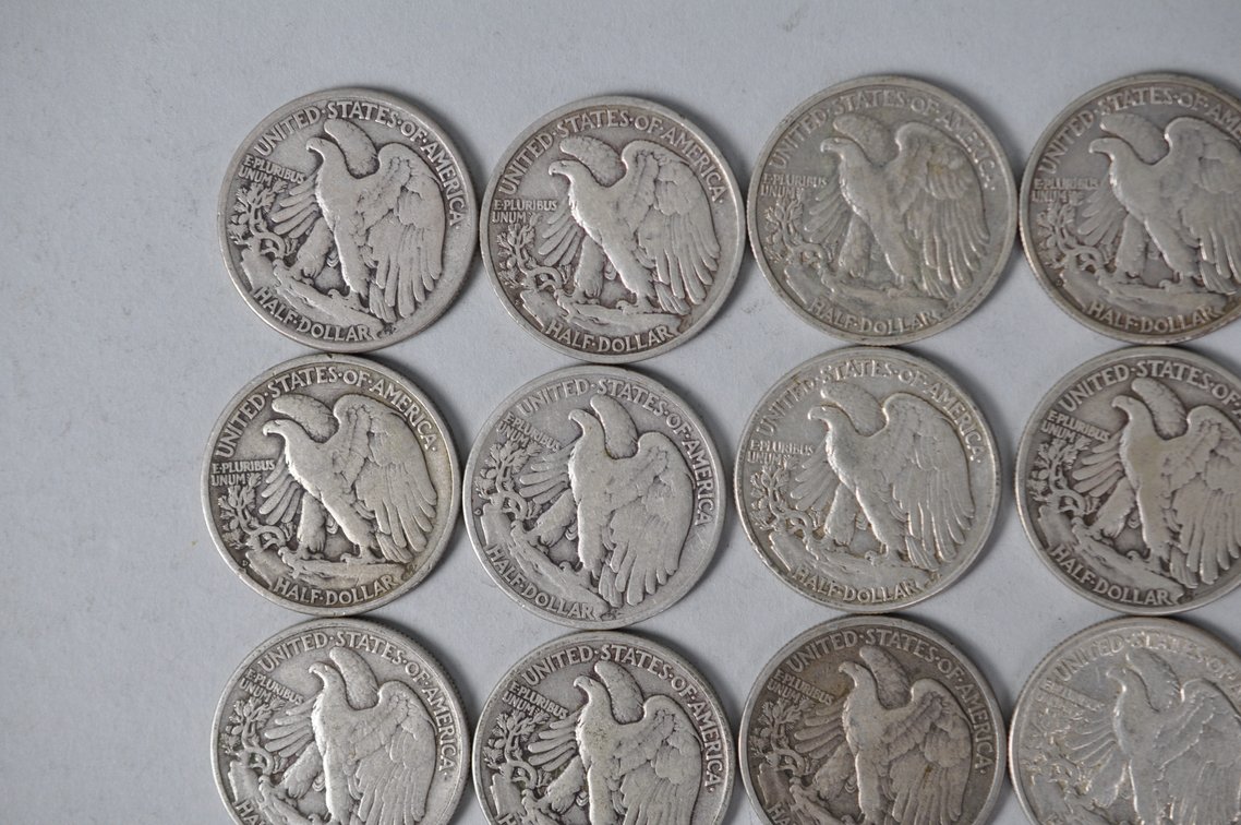 1942 US Silver Half Dollars, photo 7 of 10