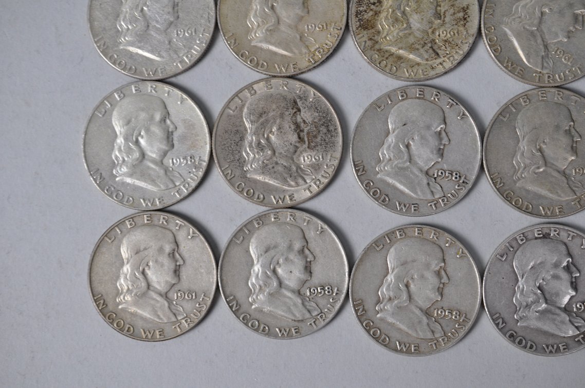 1958-1961 US Silver Half Dollars, photo 4 of 10