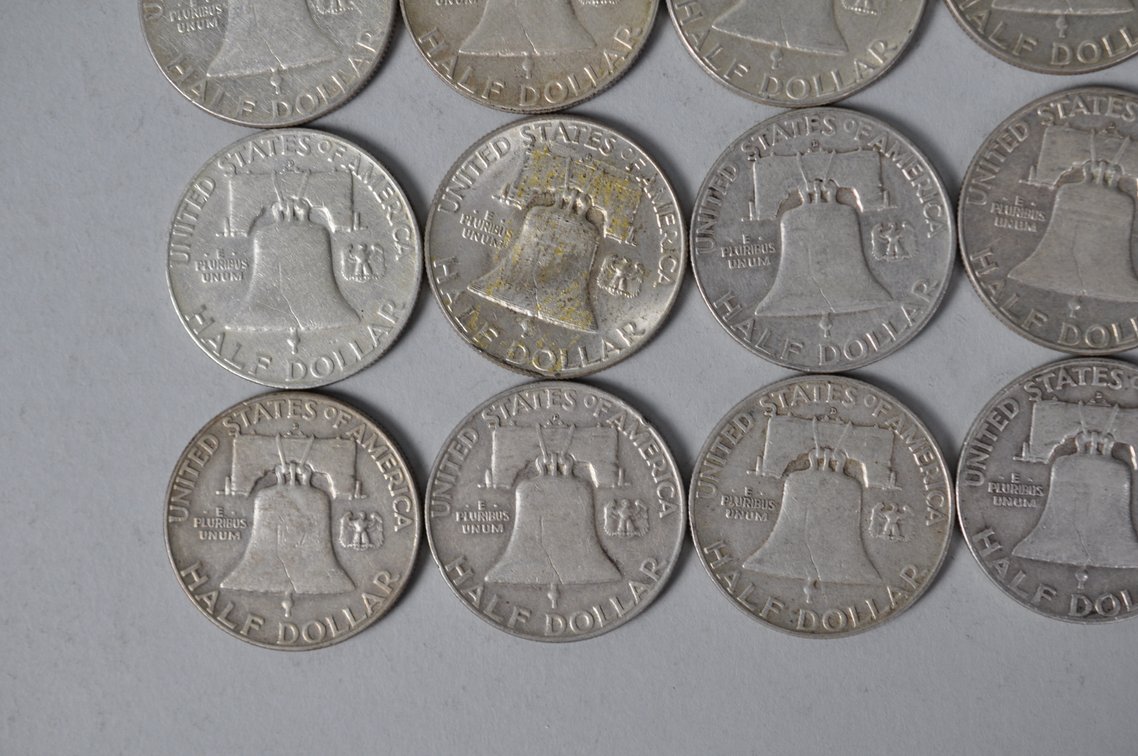 1958-1961 US Silver Half Dollars, photo 9 of 10