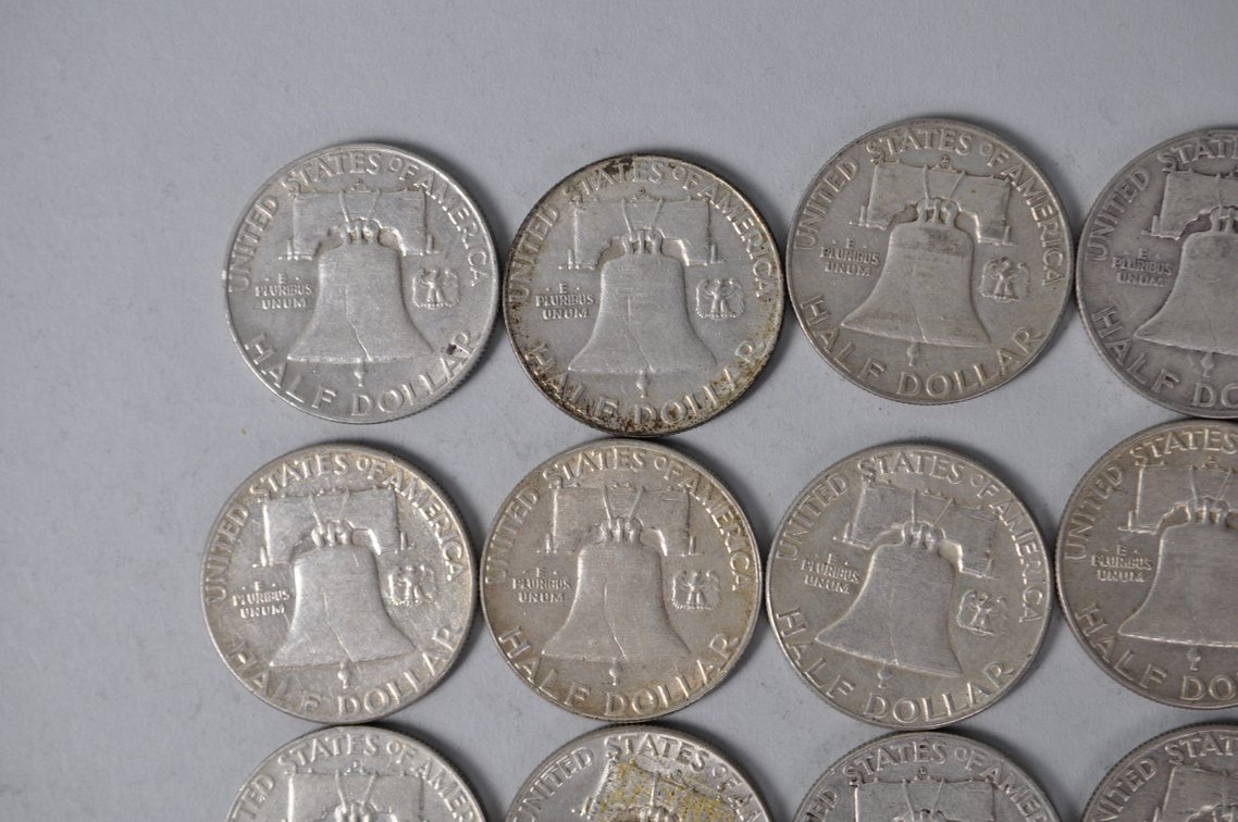 1958-1961 US Silver Half Dollars, photo 7 of 10