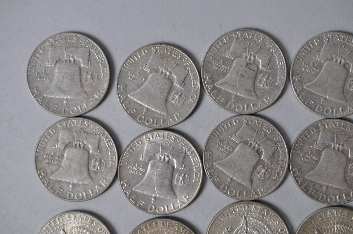 1963-1964 US Silver Half Dollars, photo 7 of 10