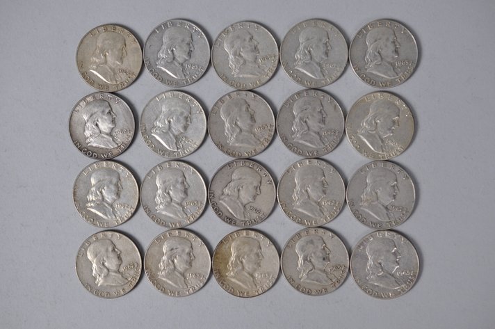 1962-1963 US Silver Half Dollars
