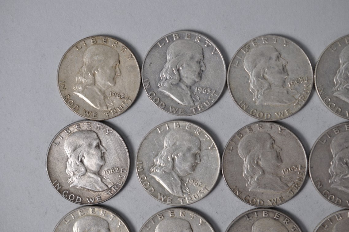 1962-1963 US Silver Half Dollars, photo 2 of 10