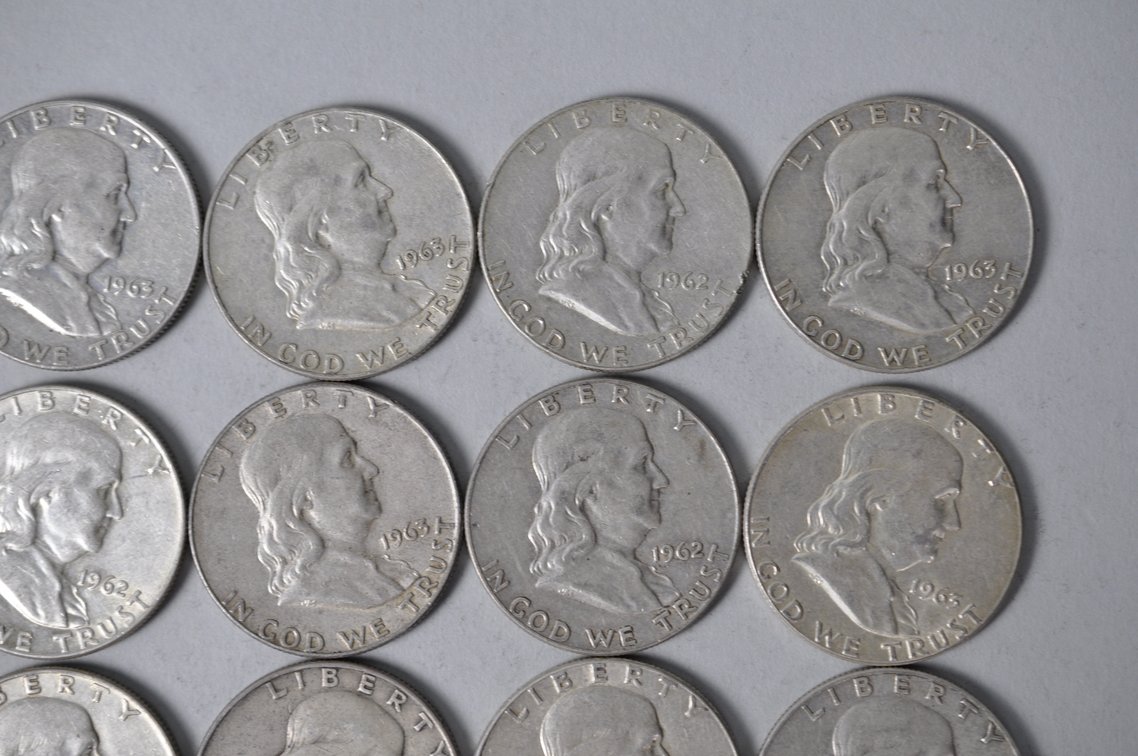 1962-1963 US Silver Half Dollars, photo 3 of 10