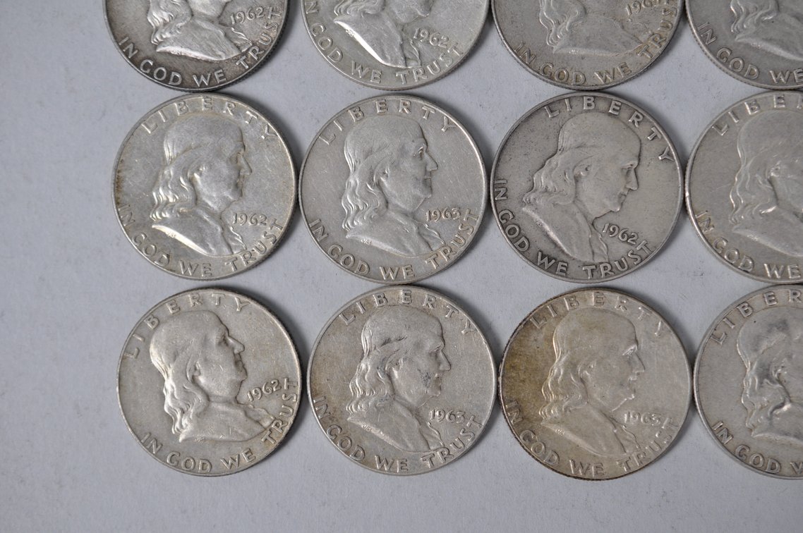 1962-1963 US Silver Half Dollars, photo 4 of 10