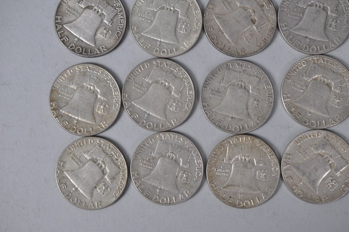 1962-1963 US Silver Half Dollars, photo 9 of 10