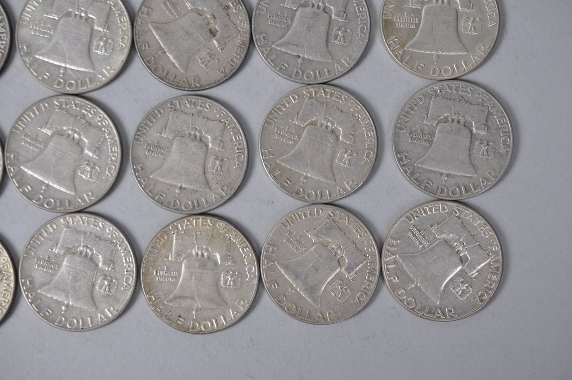 1962-1963 US Silver Half Dollars, photo 10 of 10