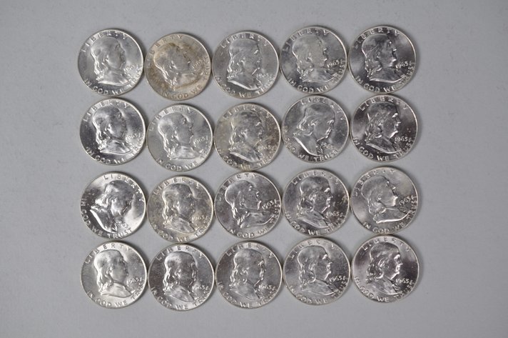 1963 US Silver Half Dollars