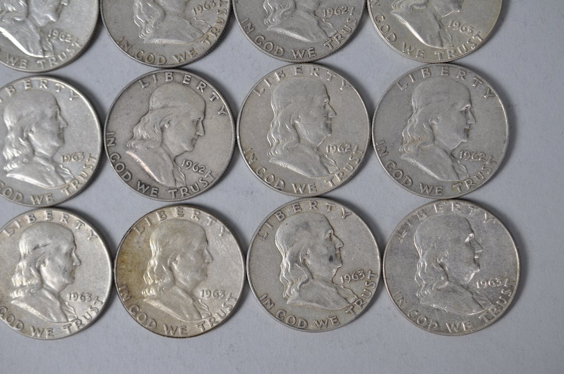 1962-1963 US Silver Half Dollars, photo 5 of 10