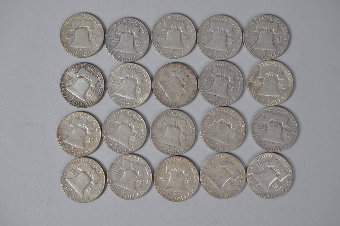 1962-1963 US Silver Half Dollars, photo 6 of 10