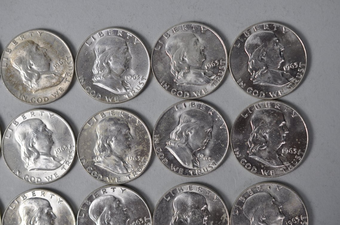 1963 US Silver Half Dollars, photo 3 of 12