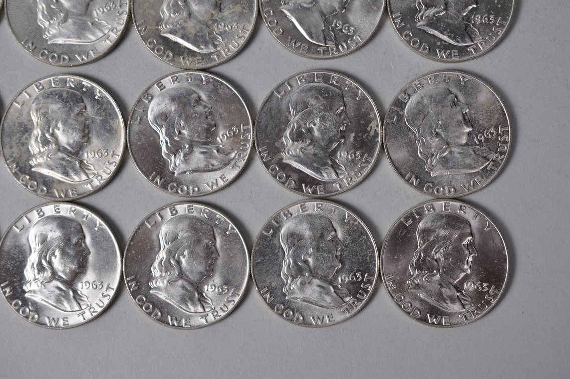 1963 US Silver Half Dollars, photo 5 of 12