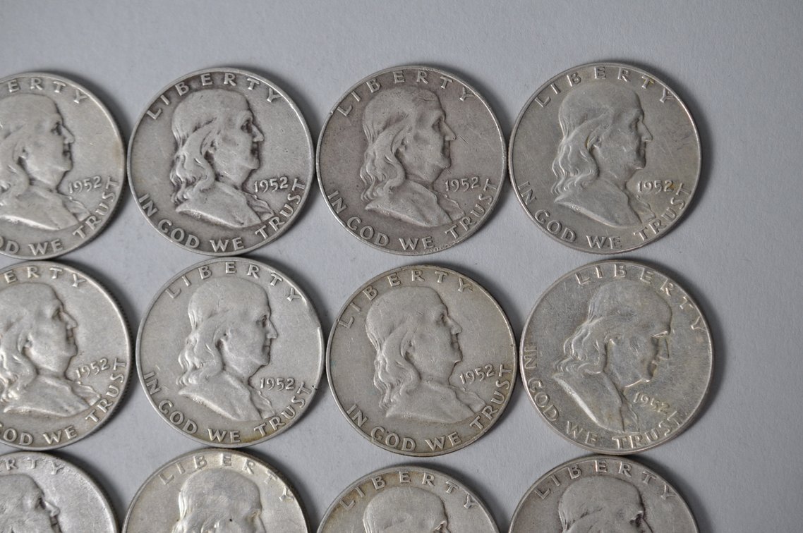 1951-1952 US Silver Half Dollars, photo 3 of 10