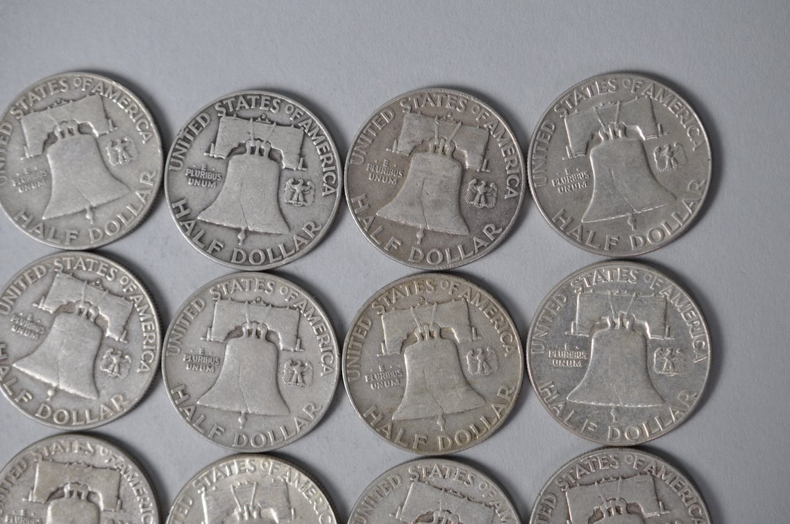 1951-1952 US Silver Half Dollars, photo 8 of 10