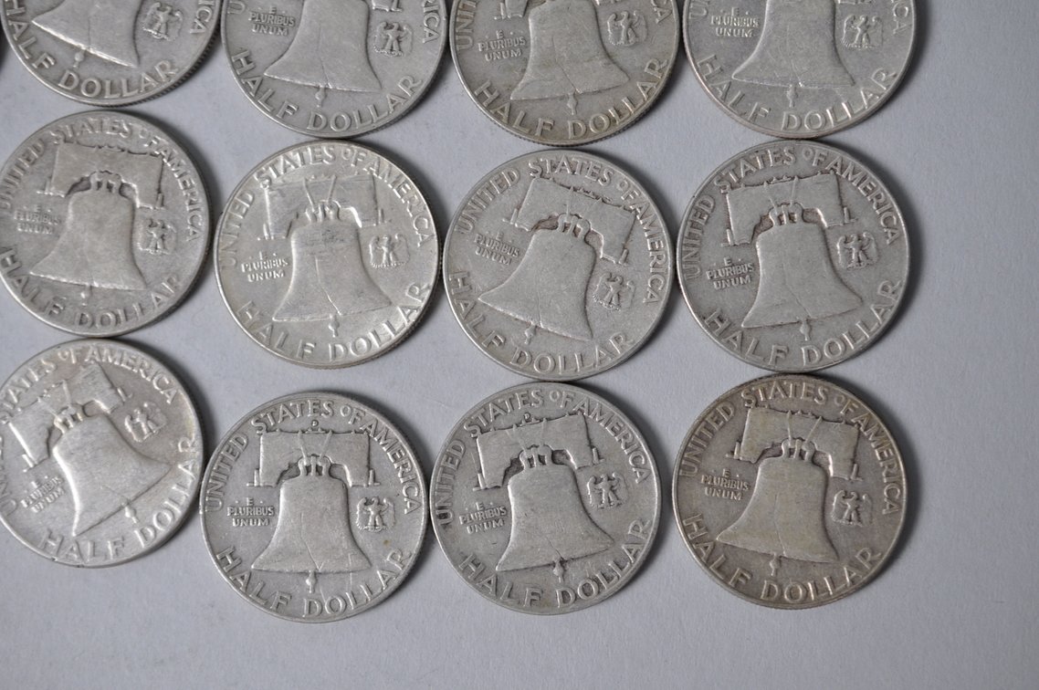 1951-1952 US Silver Half Dollars, photo 10 of 10
