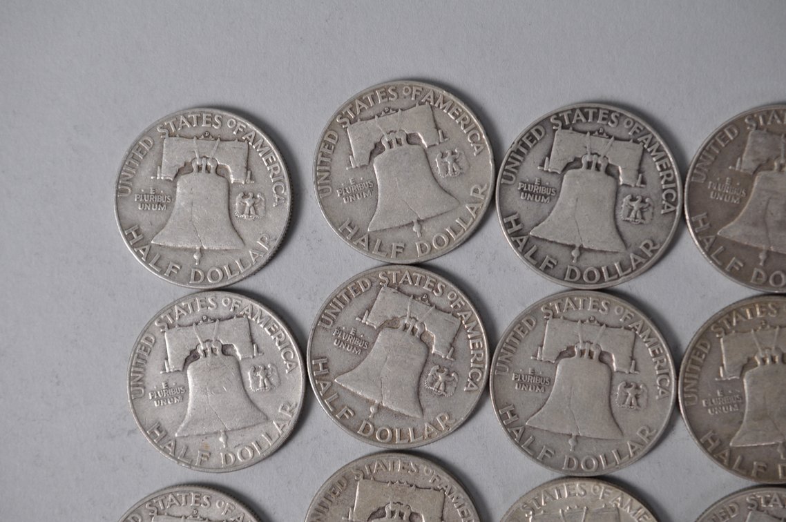 1951-1952 US Silver Half Dollars, photo 7 of 10