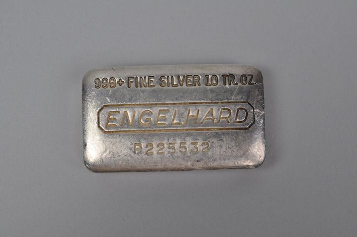 Engelhard .999 Fine Silver 10 ozt. Bar