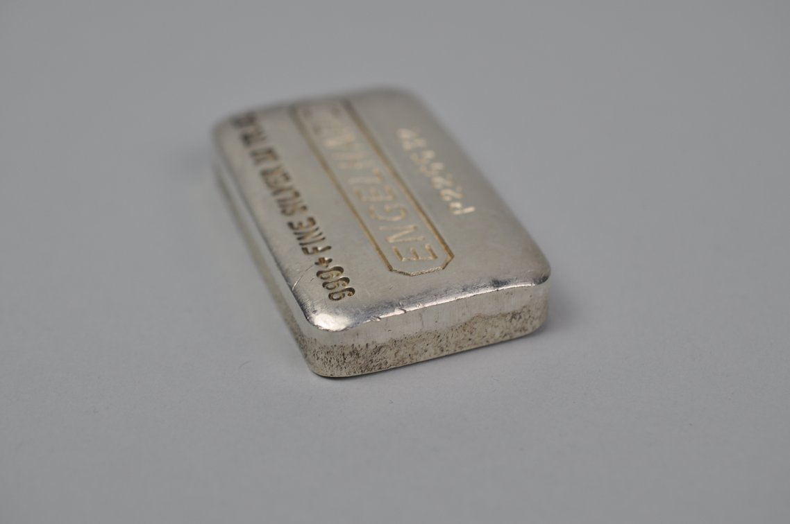 Engelhard .999 Fine Silver 10 ozt. Bar, photo 6 of 7