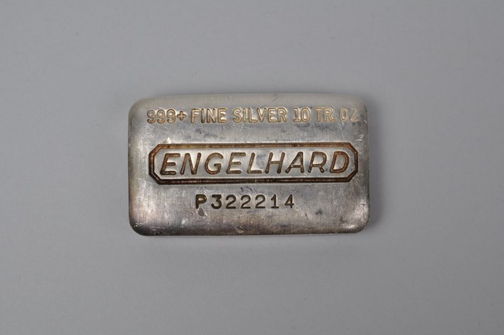 Engelhard .999 Fine Silver 10 ozt. Bar
