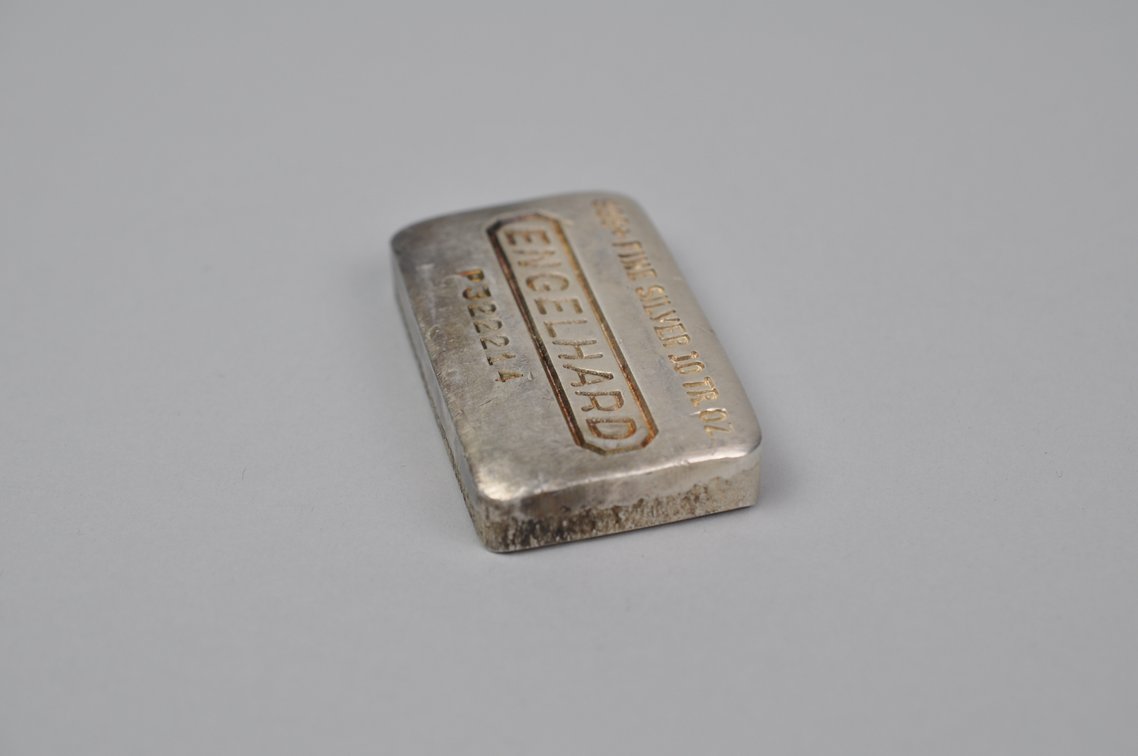 Engelhard .999 Fine Silver 10 ozt. Bar, photo 3 of 6