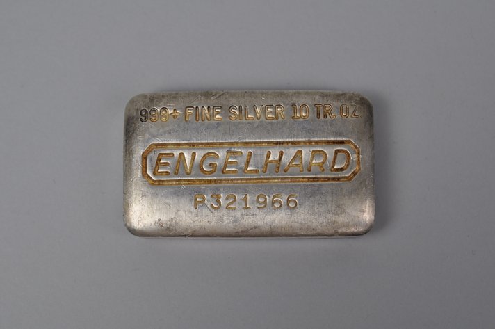 Engelhard .999 Fine Silver 10 ozt. Bar