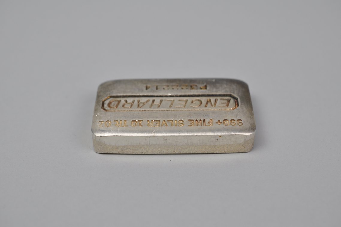 Engelhard .999 Fine Silver 10 ozt. Bar, photo 4 of 6