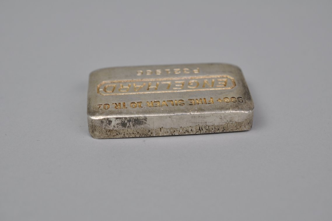Engelhard .999 Fine Silver 10 ozt. Bar, photo 5 of 7