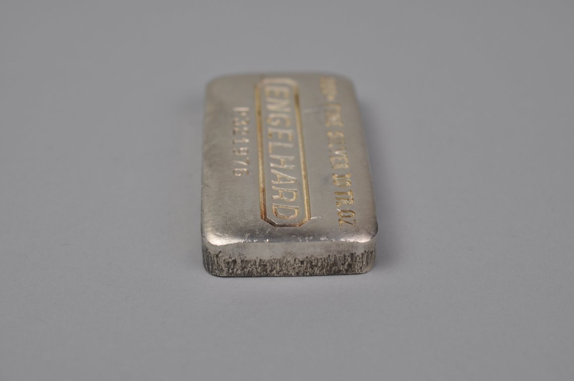 Engelhard .999 Fine Silver 10 ozt. Bar, photo 4 of 8
