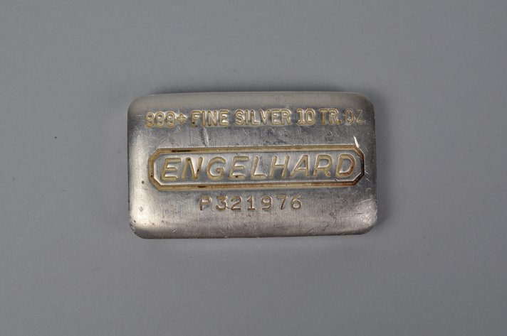 Engelhard .999 Fine Silver 10 ozt. Bar