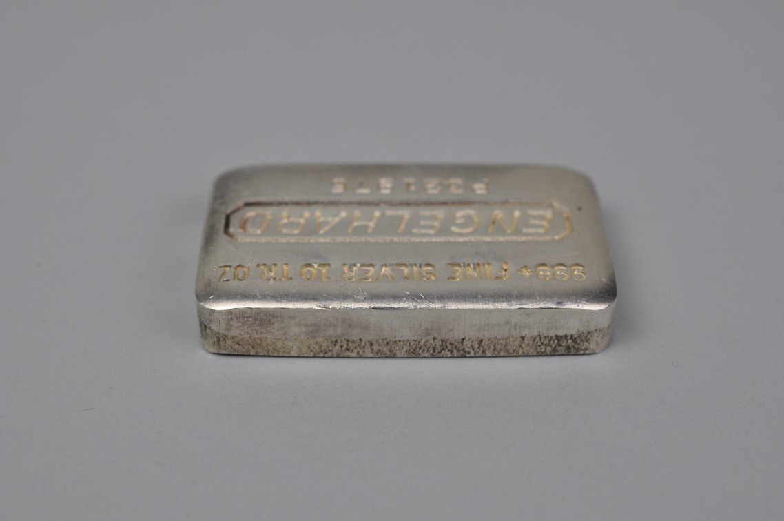 Engelhard .999 Fine Silver 10 ozt. Bar, photo 5 of 8