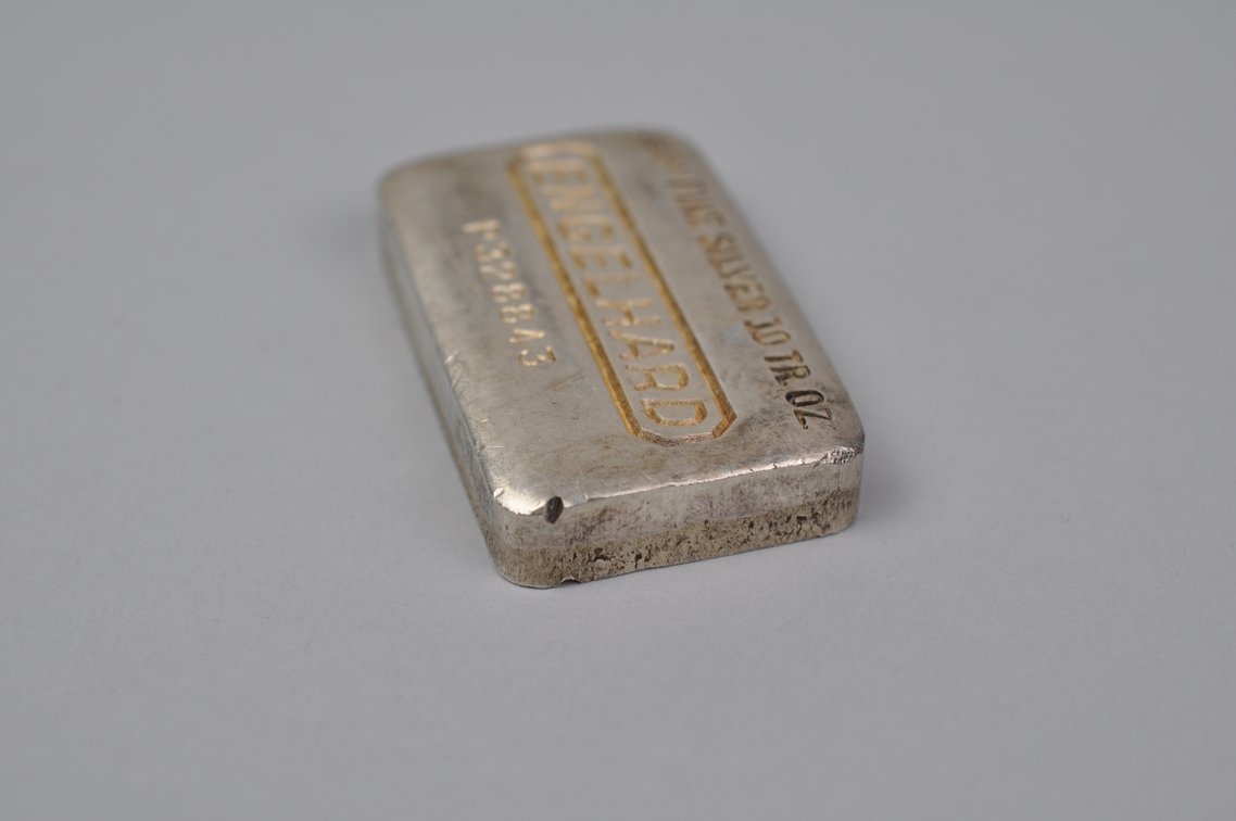 Engelhard .999 Fine Silver 10 ozt. Bar, photo 4 of 7