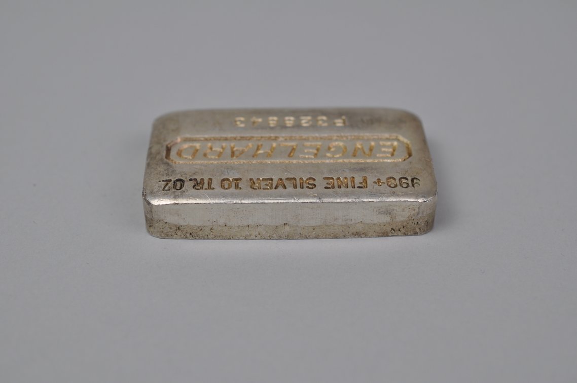 Engelhard .999 Fine Silver 10 ozt. Bar, photo 5 of 7