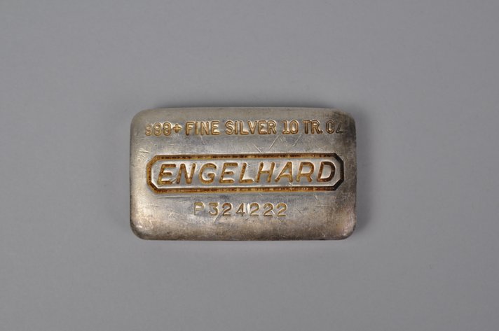 Engelhard .999 Fine Silver 10 ozt. Bar