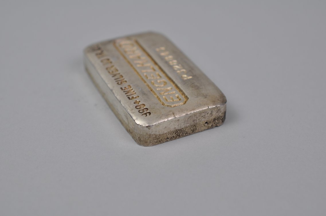 Engelhard .999 Fine Silver 10 ozt. Bar, photo 6 of 7