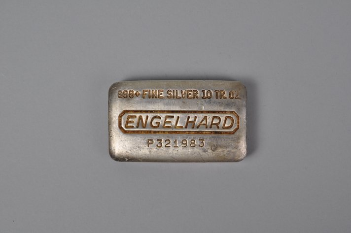 Engelhard .999 Fine Silver 10 ozt. Bar
