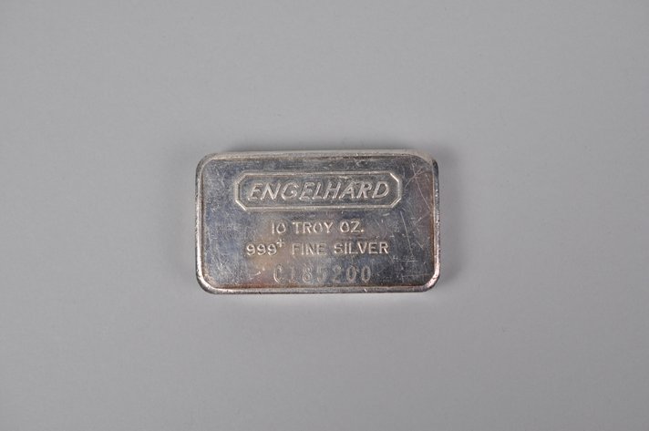 Engelhard .999 Fine Silver 10 ozt. Bar