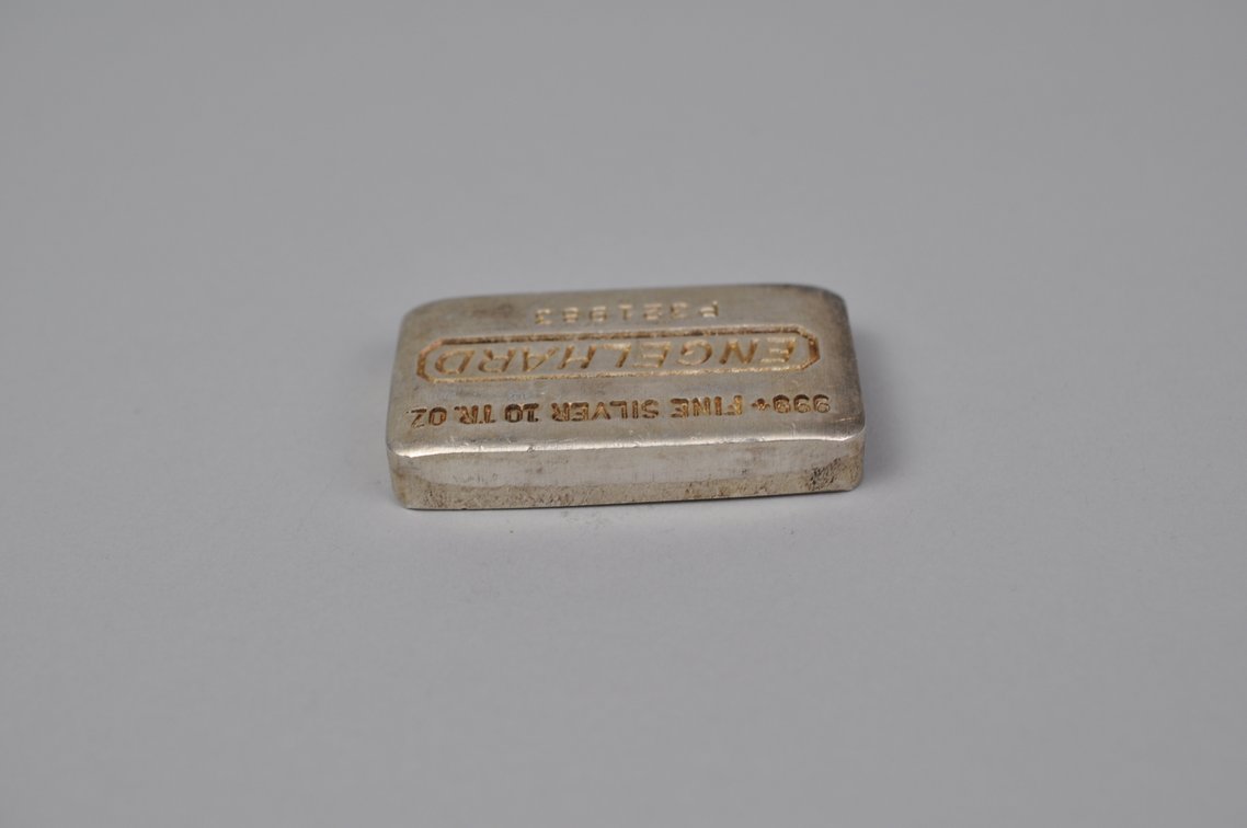 Engelhard .999 Fine Silver 10 ozt. Bar, photo 5 of 7
