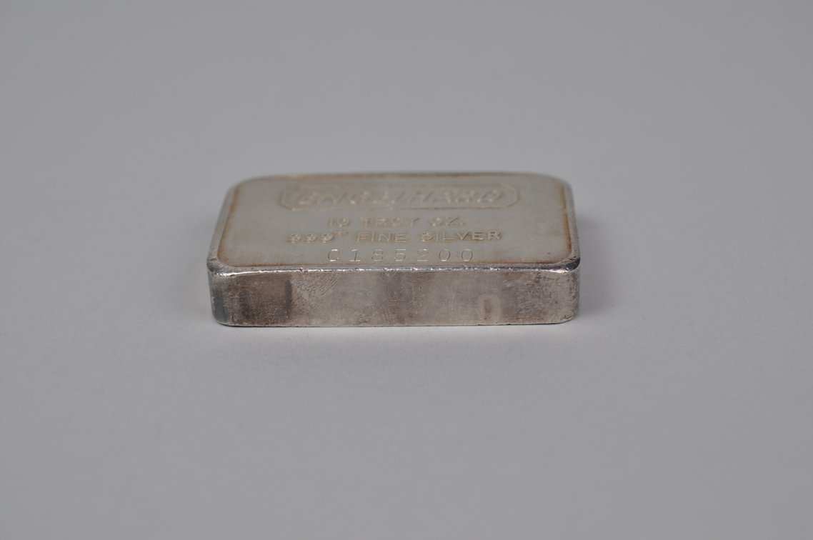 Engelhard .999 Fine Silver 10 ozt. Bar, photo 4 of 10