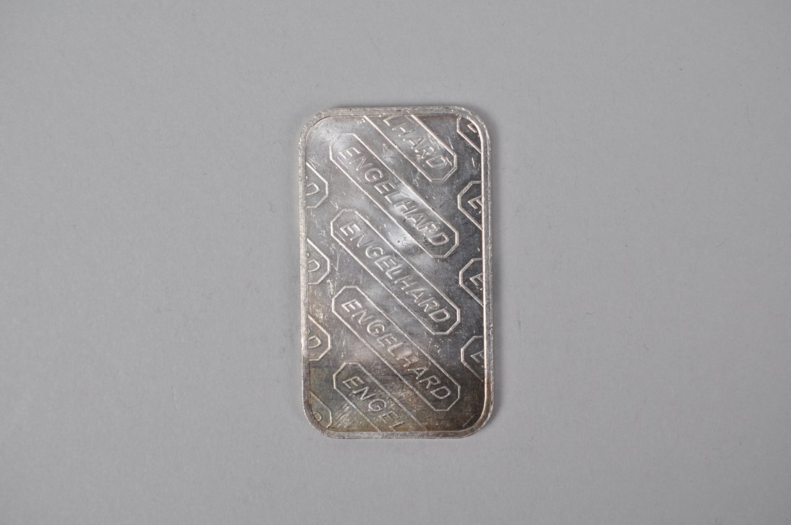 Engelhard .999 Fine silver 1 ozt. Bar, photo 7 of 7