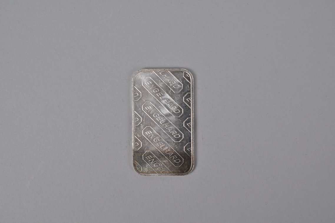 Engelhard .999 Fine silver 1 ozt. Bar, photo 6 of 7