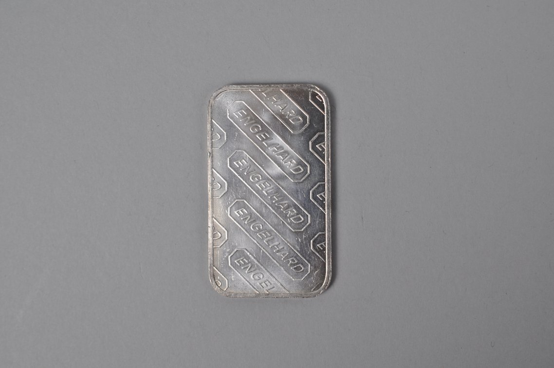 Engelhard .999 Fine silver 1 ozt. Bar, photo 6 of 6